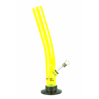 Бонг акриловый MIX Yellow H: 26 cm - D:40 cm  - фото №1 Аромадим