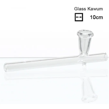 Трубка стеклянная KAWUM, 10cm - фото №1 Аромадым