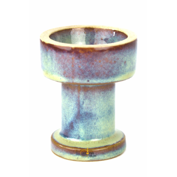 Чаша для кальяна Gusto Bowls Rook Glaze II Червоно-бірюзовий