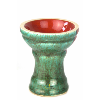 Чаша для кальяна Gusto Bowls Turkish 2.0 Glaze Green-Red