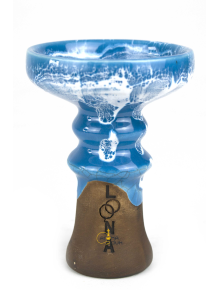 Чаша для кальяна Loona Crater (голубой) - фото №1 Аромадим