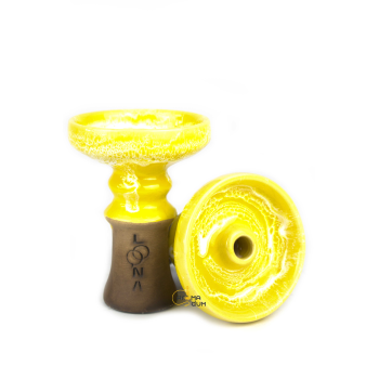 Чаша для кальяна Loona Crater (желтый)