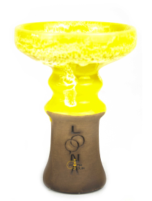 Чаша для кальяна Loona Crater (желтый) - фото №1 Аромадим