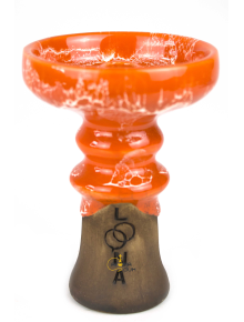 Чаша для кальяна Loona Crater (оранжевый) - фото №1 Аромадим