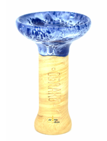 Чаша для кальяна OBLAKO Phunnel M Glaze Top Blue - фото №1 Аромадим