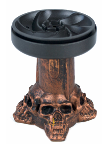 Чаша металлическая Skull - фото №1 Аромадим