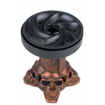 Чаша металлическая Skull
