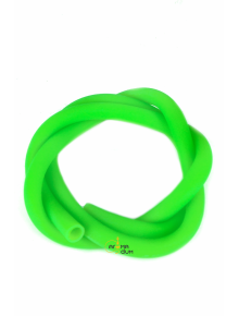 Шланг силиконовый Amy Soft Touch Green - фото №1 Аромадым