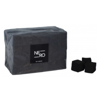 Уголь Nero 1кг 25-й кубик без упаковки - фото №1 Аромадым